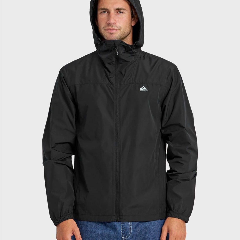 Quiksilver Men's Black Windbreaker Jacket